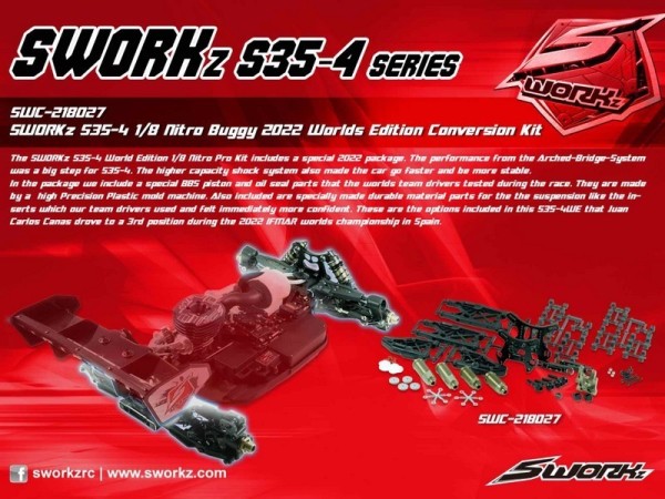 SWORKz S35-4 Nitro 2022 Worlds Edition Conversion