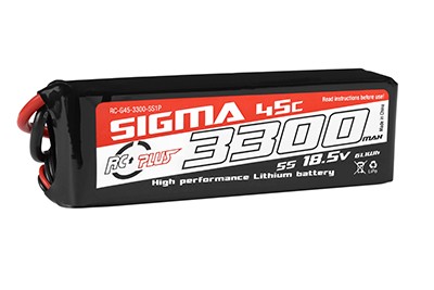RC Plus Li-Po Batterypack Sigma 45C 3300mAh 18.5V