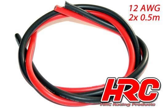 HRC9521 Kabel TSW Pro Racing 12 Gauge / 3.3mm2 Silber