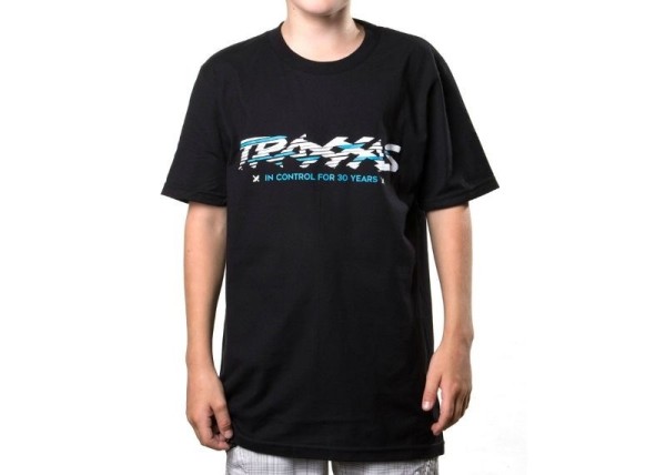 1391-S Traxxas BLACK SLICED TEE YS