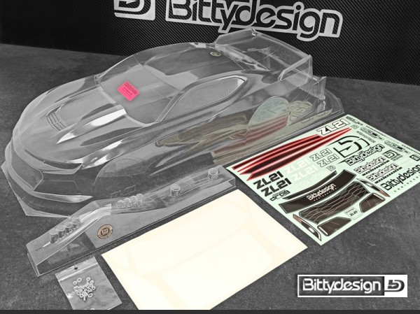 Bittydesign ZL21 1/10 Drag Racing Karosserie