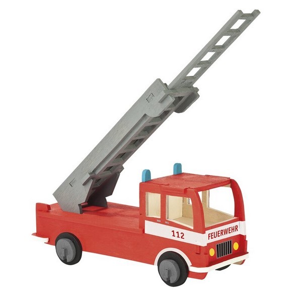 SIVA TOYS Laubsägevorlage Feuerwehrauto