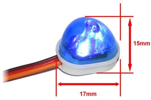 HRC8736B LED Single Roof Flashing Light V1 - Blau