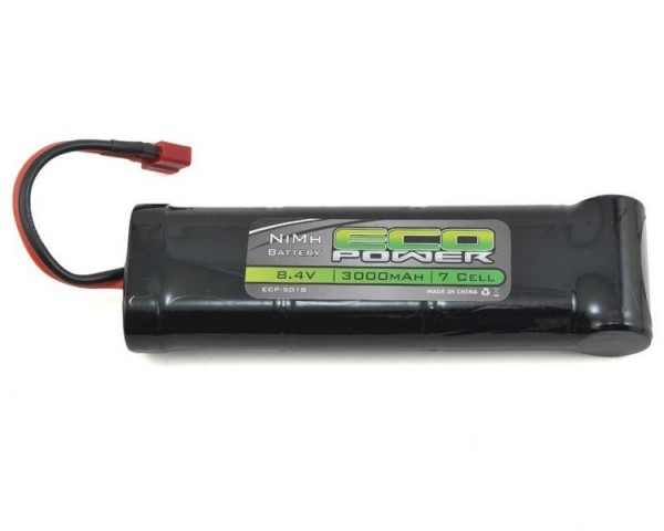 EcoPower 7-Cell 8.4V/3000mAh NiMH Stick Pack