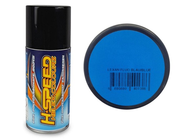 H-Speed Lexan Spray Fluo blau/blue