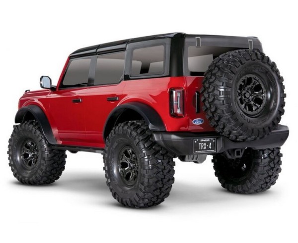Traxxas TRX-4 Ford Bronco 2021 Red 1/10 Scale RTR - Offroad Scaler 2-Gang - Diffsperren