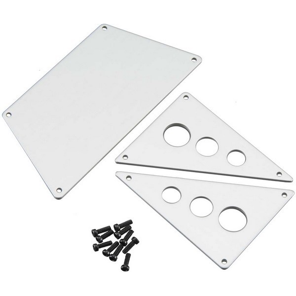 AXIC0530 AX30530 Front Skid Plates Alum Silver