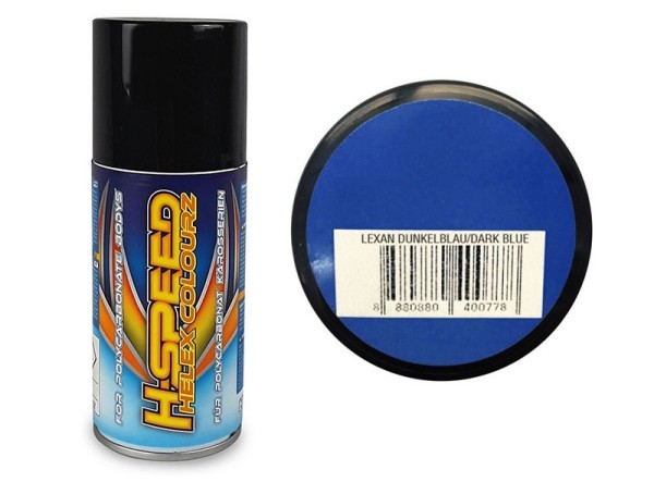 H-Speed Lexan Spray dunkelblau / dark blue 150ml (= RCC216)
