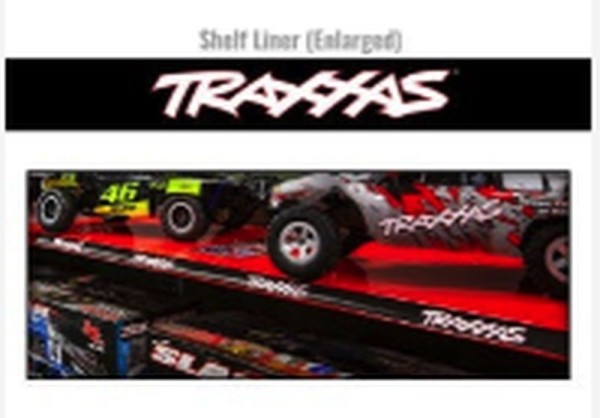 61749 Traxxas DEALER SHELF LINER BLACK - 48'