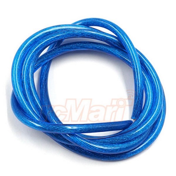 Yeah Racing 12AWG Kabel Transparent Blau 1 Meter