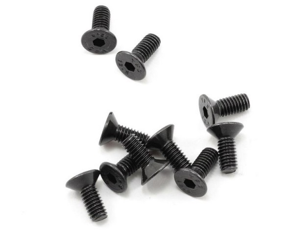 ProTek RC 4x10mm Flachkopfschrauben (10)