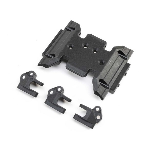AXI231047 Axial Skid Plate & Upper Link Mounts