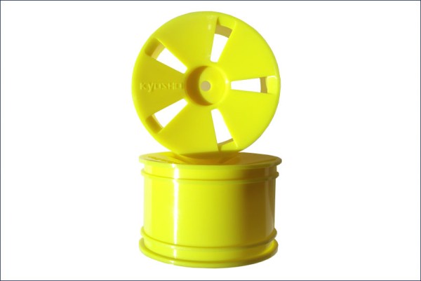ISH01KY Wheel 1/8 Truggy (Fluorescence Yellow) 2