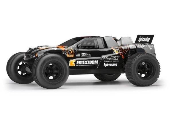 114182 DSX-2 TRUCK PAINTED BODY (BLACK/ORANGE)