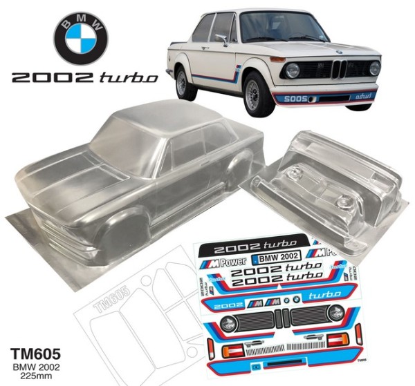 TeamC 1/10 BMW 2002 - 225mm Radstand Karosserie M-CHASSIS