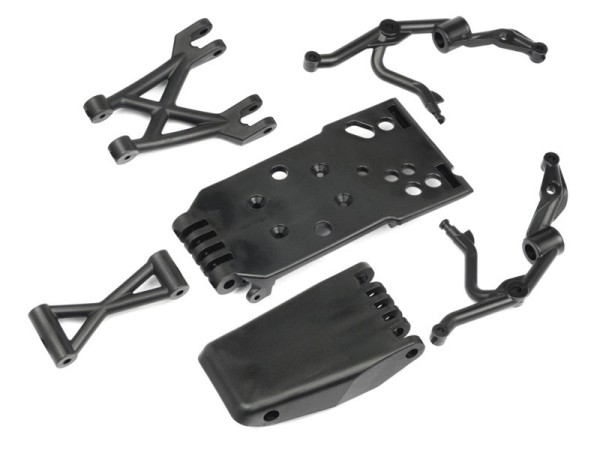 106285 Super 5SC - FRONT SKID PLATE SET