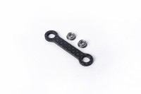 Koswork Kyosho Mid Optima 2022 Carbon Steering Link Plate Set (w/bearings)