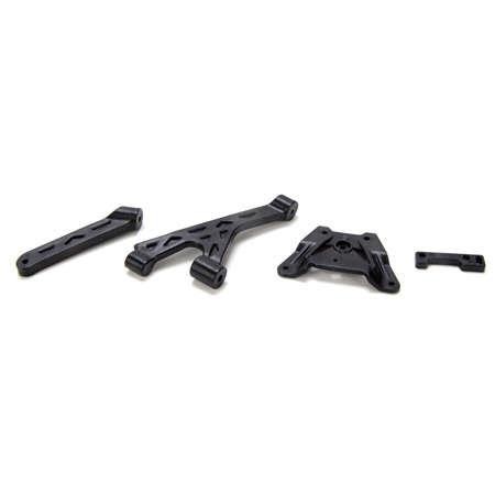 LOSB2278 TEN-T Chassis Brace & Spacer Set