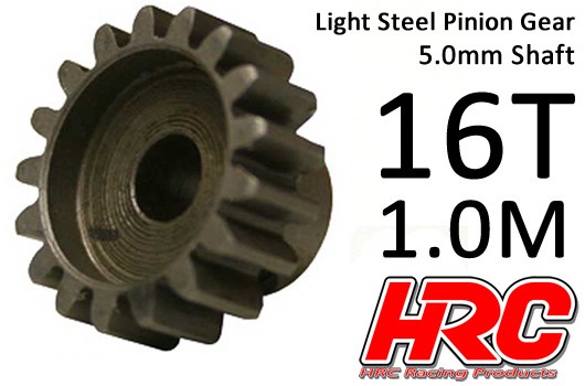 HRC71016 Motorritzel Stahl 16 Z Modul 1 / 5mm