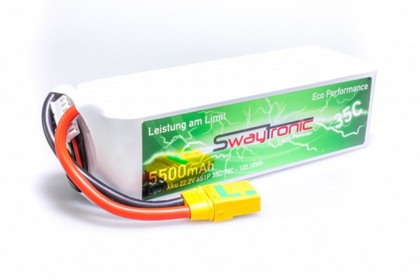 SWAYTRONIC LiPo 6S 22.2V 5500mAh 35C/70C T-Plug