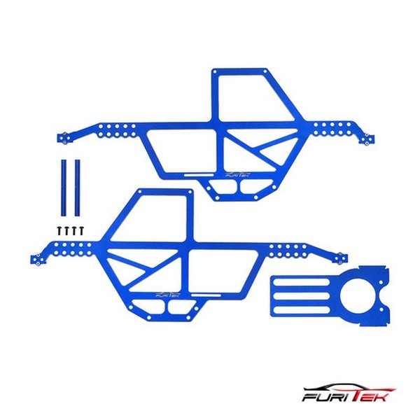 FURITEK Rahmenkit Rampart Blau TRX4-MT