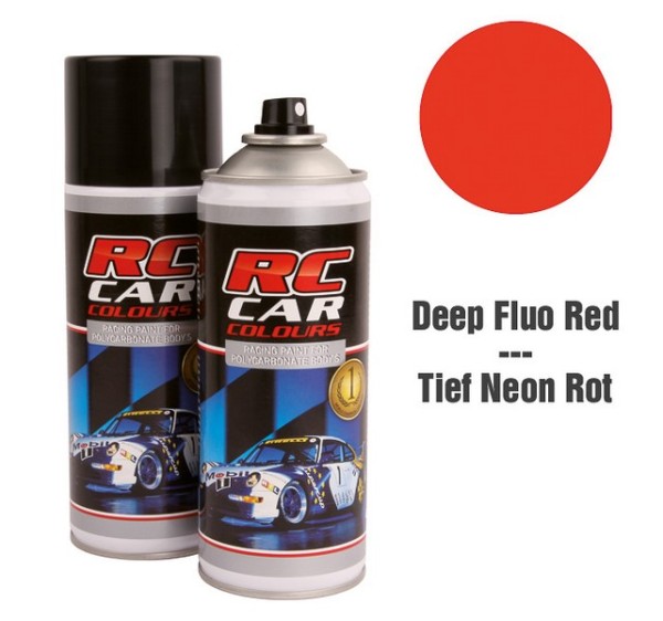 Lexan Spraydose RC CAR - LEUCHTROT DUNKEL 1010