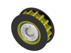 3RAC-3PYW/16 Alu Center One Way Pulley Gear T16