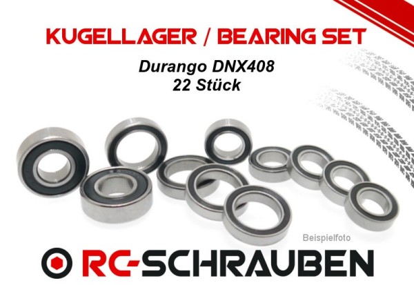 Kugellager Set (2RS) Durango DNX408
