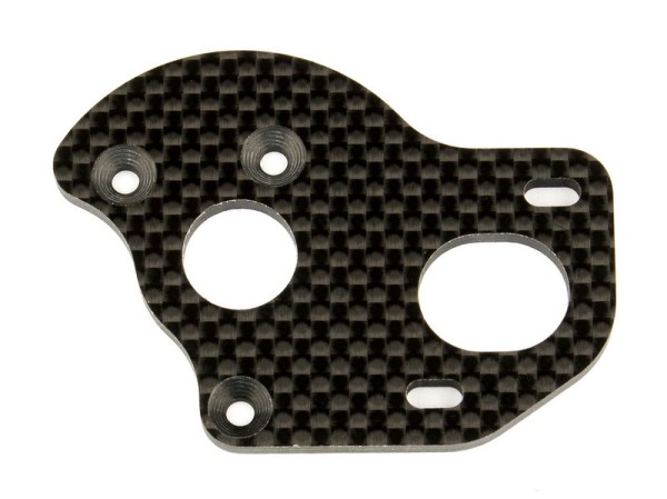 91796 Asso FT Laydown/Layback Motor Plate graphite