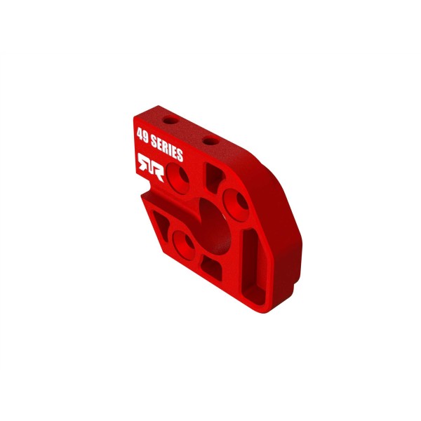 ARA320603 Aluminum Motor Plate 49 Series Red