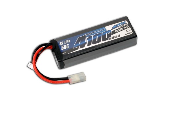 ANTIX by LRP 4100 - 11.1V - 50C LiPo Car Hardcase - Tamiya Plug
