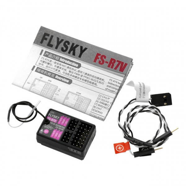 FlySky R7V ANT Empfänger mit Gyro 7-Kanal
