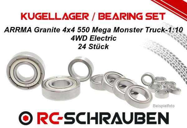 Kugellager Set (ZZ) ARRMA Granite 4x4 550 Mega Monster Truck-1:10 4WD Electric