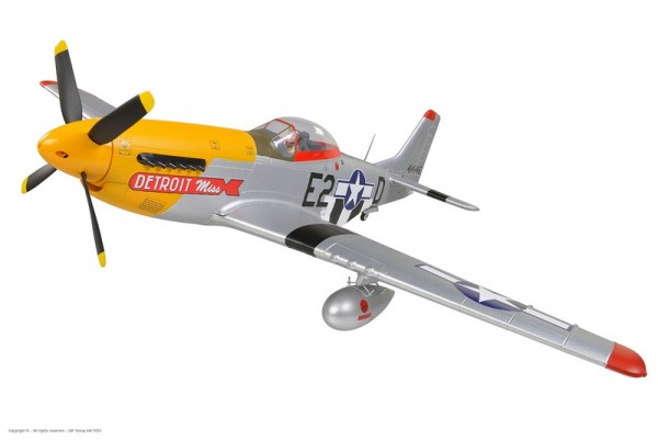 Arrows RC Flugzeug P-51 Mustang 1100mm PNP - Mit Elektrischem Einziehfahrwerk