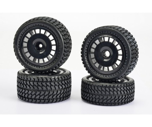 Carson All Terrain 2WD Reifen-Set (4) Tamiya Fighterbuggy / Carson Stuntwarrior