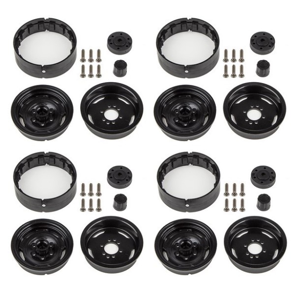 Element RC Enduro Steelie Wheels 1.9" black