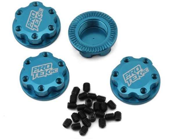 ProTek RC Magnetische Radmuttern blau 17mm (4)