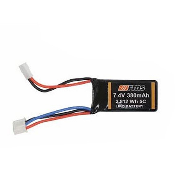 ROC LIPO BATTERY 7.4V 2S 380mAh for 1/12th WILLYS