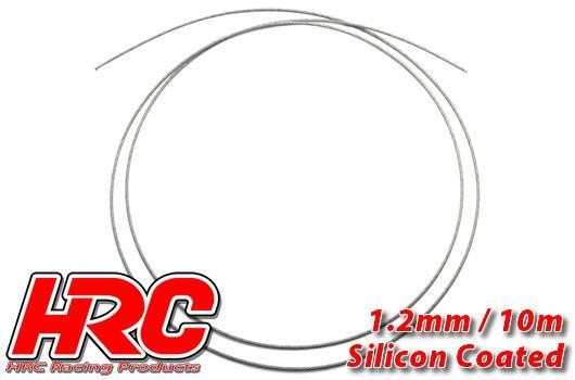 HRC31271C12 Steel Wire 1.2mm Silicone Coated soft