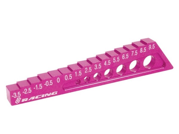 ST-004/5/PK Chassis Droop Gauge -3.5 to 9.5mm - Pink