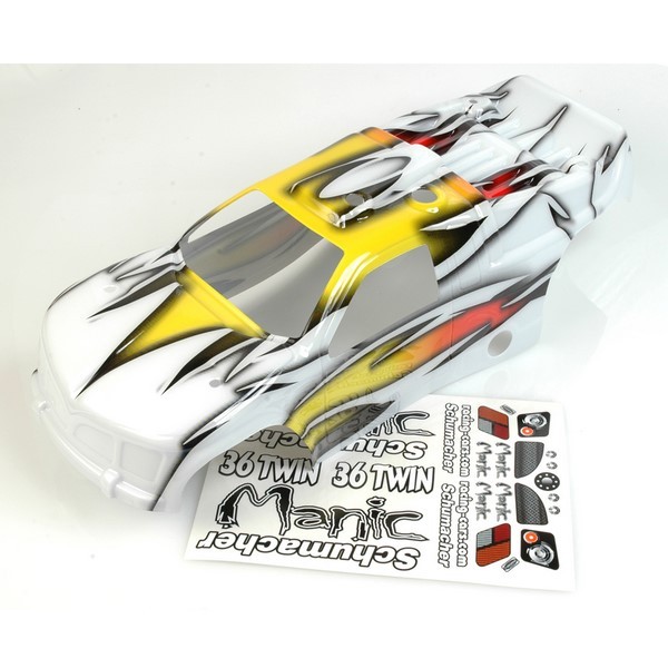 U5103 Bodyshell; Yellow/Red - Manic