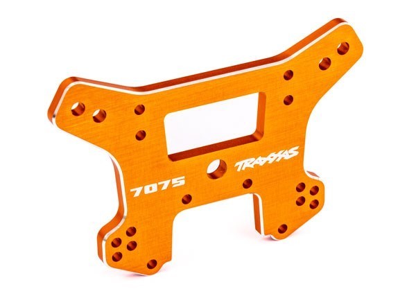 9638T Traxxas Dämpferbrücke Hinten 7075-T6 Alu Orange Sledge