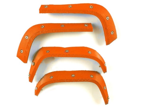 TMT Fender Flares orange Traxxas Sledge