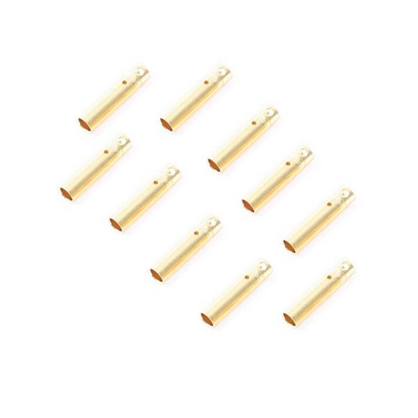 4.0MM FEMALE GOLD CONNECTORS -10