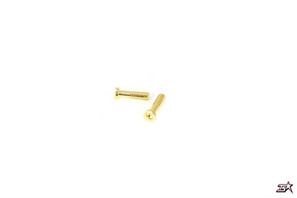 MR33 Gold Stecker 4mm (2pcs)