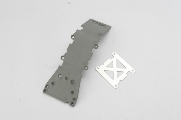 4937A Traxxas Skid Plate Front Plastic Gray T-Maxx