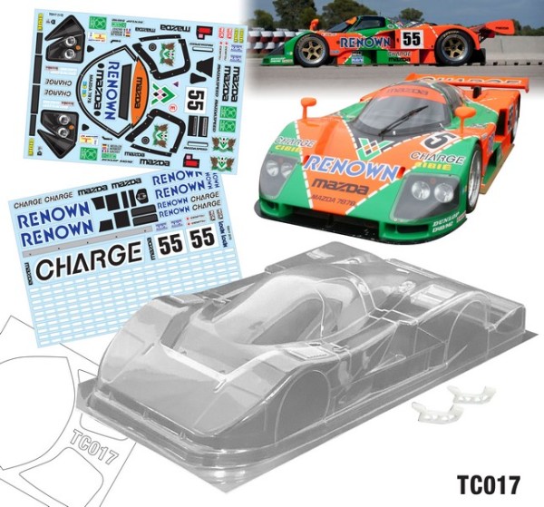 TeamC 1/10 MAZDA 787B Karosserie 190mm