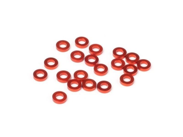 114490 ALUMINIUM SCHEIBE 3x6x1.5mm (ORANGE/20ST)