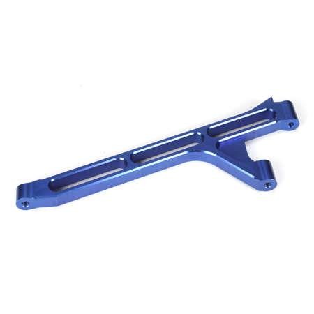 LOSB2560 Alum Front Chassis Brace, Blue: 5T