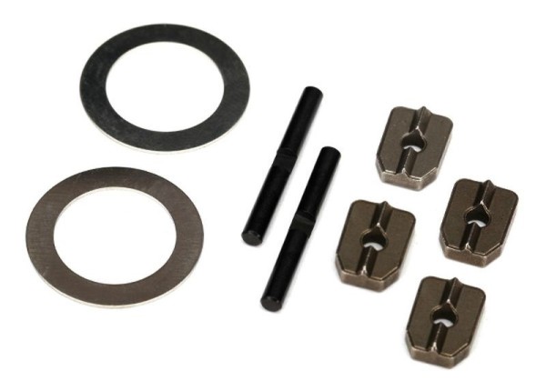 7783X Traxxas Spider gear shaft (2)/ spacers (4) mit 15mm Shims